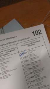 Landtagswahl 2013 in Bayern | CC BY 3.0 Michael Renner